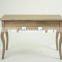 Classic European Style White or Natural Bedroom Rectangular Beside Table /Desk (DT-1032-OAK)