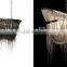 Polished Stainless Steel Frame Dragon Chain Chandelier Luxury Shining Chandelier Lighting