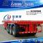 Juyuan 2/3 axles 20ft /40ft frame skeleton semi trailer/40ft container tractor truck trailer chassis