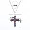 Cheapest price one dollar product full jewelled cross pendant necklace