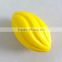 yellow rugby spiral foam ball
