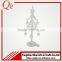 Dismountable balls decorated clear glass christmas tree