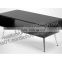 metal leg, Modern design wooden dining table, plywood coffee table, wooden table for home and office