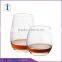 Modern fashion hand made clear crystal whiskey glass