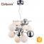 Zhongshan living room light, glass ball shape chandelier modern , ceiling lamps to chandeliers