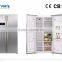 double door large refrigerator freezer with many colors BCD-612W