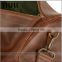 With Front Porket Trend Fashional High Standard Brand Name Men Leather Travel Bag Parts