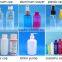 Plastic empty PE / PET cosmetic bottles, shampoo / liquid bottles