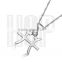 Wholesale factory jewellry lead free high polish Sliver Pisces pendant necklace
