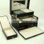 leather lady's personal foldable storage box / jewelry storage box