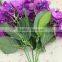 Wholesale artificial hydrangea silk flowers bouquet for wedding