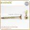 Galvanized Knurling wood decking screw High quality