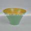 Spun bamboo bowl