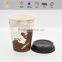 2016 Double wall takeaway disposable hot coffee paper cup with high quality