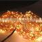 33Ft Copper LED Strings 100 LEDs Starry LED Lights LED String Light Festival Decorative LED String Lights With 5V Power Adapter