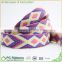 2.5cm embroidered woven jacquard ribbon