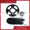 motorcycle chain and sprocket set with reverse gear, motorcycle chain sprockets price
