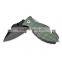 Fashion stainless steel folding knife caming knife with Black Blade&aluminum handle