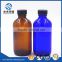 Hot selling 250ml amber pharmaceutical industrial use glass boston bottle
