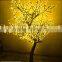 Colorful nice design plastic cherry blossom tree led artificial outdoor decoration cherry blossom tree with high quality