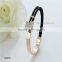 Alloy electroplating diamond rope bracelet black bear leather bangle