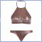 OEM and ODM service fashion tube top bikini girl swimwear wholesale