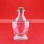 Handmade unique lamp shape brandy Bottle tall body liquor bottle 700ml square olive oil bottles