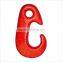 Drop Forged Hardware Alloy Steel/carbon Steel Drop Forged Plastic-sprayed Lifting Hoist Nose Shape Hook