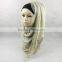 Fashion Women Beauty Wholesale Cotton Lace Floral Hijab Shawls Muslim Scarves