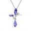 Dazzle Crystal Necklaces Full Rhinestone Butterfly Type Droplet Pendant Choker Elegant Dress Jewelry Accessories For Lady
