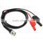 BNC Q9 To Dual 4mm Stackable Shrouded Banana Plug with Test Leads Probe Cable