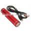 travel charger round power bank with Led flash light