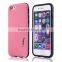 Guangzhou Factory Price Fashion Cell Phone Case Cover TPU+PC Gloss Finish 10 Color mobile phone shell For iPhone 6 / 6S Plus