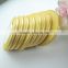 wholesale satin ribbon with Gold thread edged material for decoration