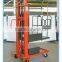 Cool 300kg 4.5m semi electric powered order picker with safty belt