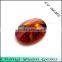 Orange color Oval Shape cz gems