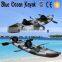 2016 hot sale Blue Ocean 3 seat kayak/sea tour 3 seat kayak/ocean fishing 3 seat kayak