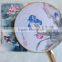 Chinese Style Dancer Plum Flower Silk Folding Hand Fan for Event Party Supplies