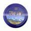 CMYK round black tin containers for black tea gift package