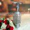 hot crystal silver flower stand for wedding table decoration centerpieces