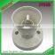straight b22 pin type lamp holder white color plastic lampholder