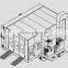 CE High quality low price spray booth GS-200