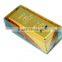 2014 New design Gold Bullion replica money saving cheap large plastic piggy bank for kids