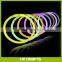 100 Mixed Color Glow Stick Party Pack 8" Glowsticks with Connectors to Make Bracelets, Glasses, Flowers and More