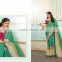 Sea Green Georgette Resham Work Sarees For All