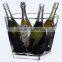 Moet chandon clear plastic champagne ice bucket with handles -10L