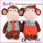 2016 Best selling High quality Customize Cute Fashion Toys and Holiday gifts Wholesale Cheap Plush stuffed toy Monkey