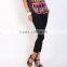Pretty steps 2015 black ladies fashion spandex capri cropped trousers design