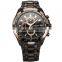 CURREN Rose Gold Black Men's Stainless Steel Analog Sport Quartz Wrist Watch