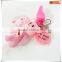 custom 3d pink bearbrick keychain/make your own bearbrick keychain for sale/oem plastic 3d keychain China manufacturer